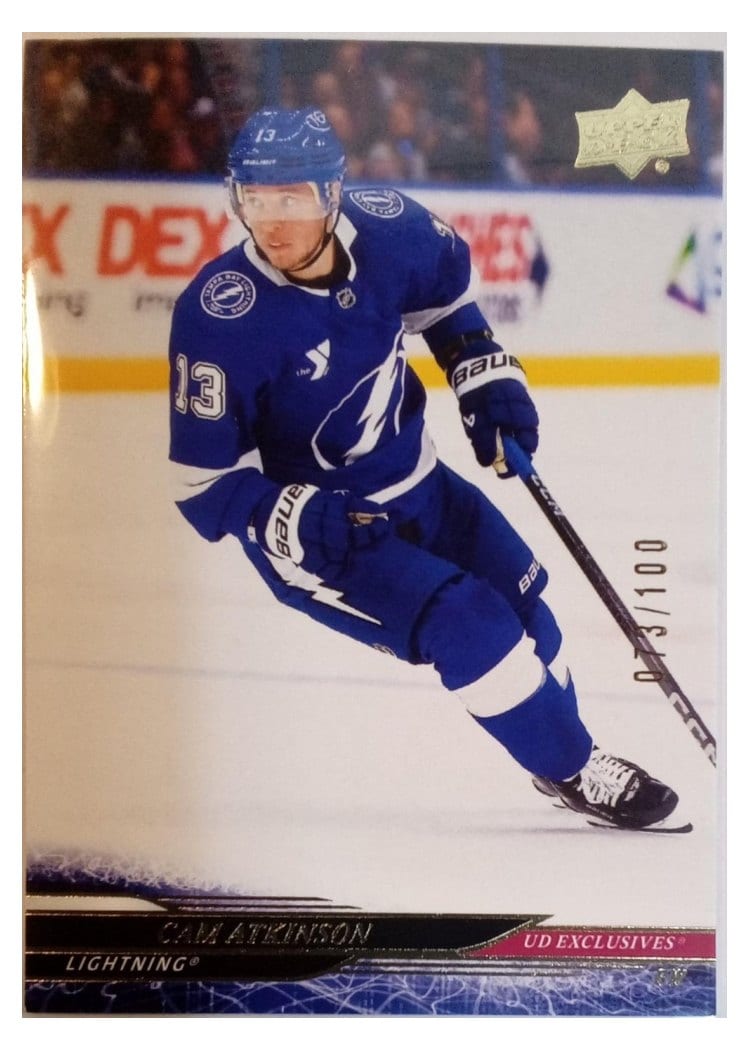 2024-25 Upper Deck Base Set Cam Atkinson #618 card