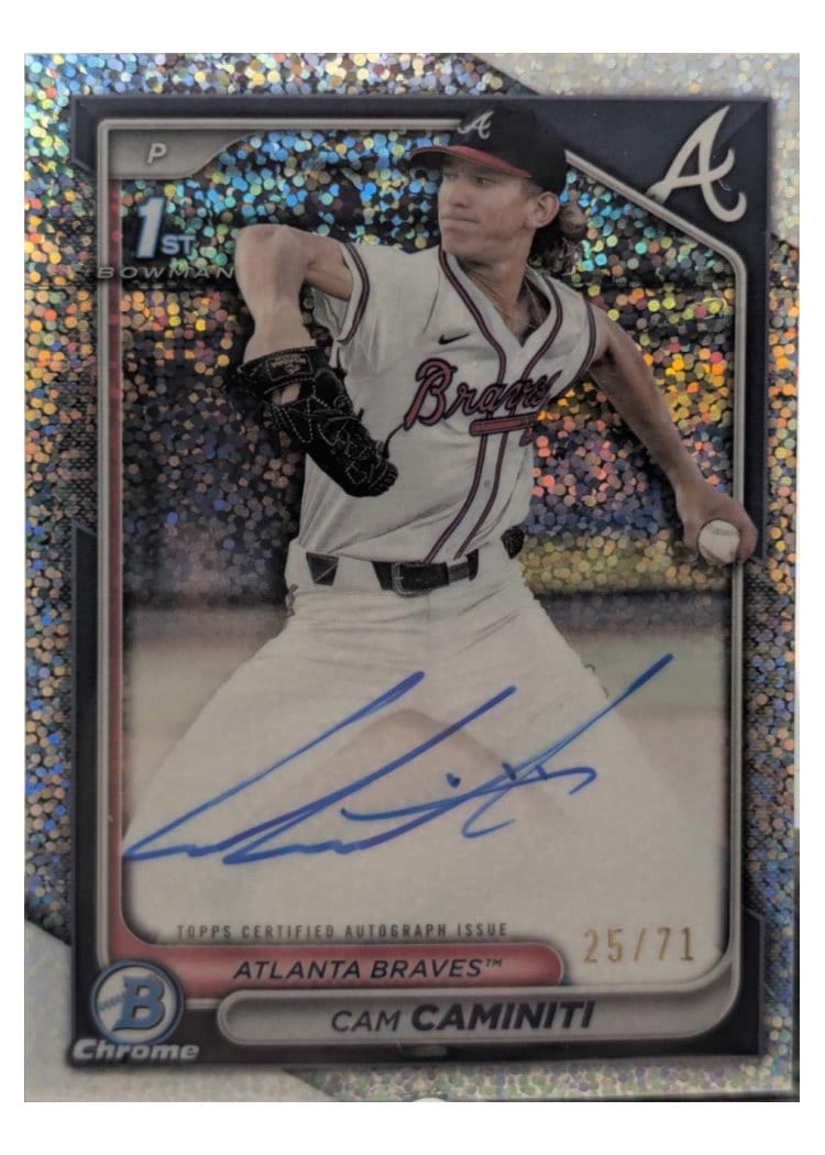 2024 Bowman Draft Chrome Prospect Autographs Cam Caminiti #CPA-CC card