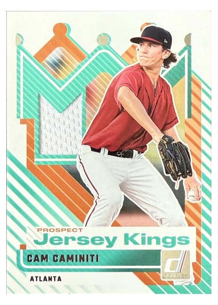 2025 Donruss Prospect Jersey Kings Cam Caminiti #PJK-CC card