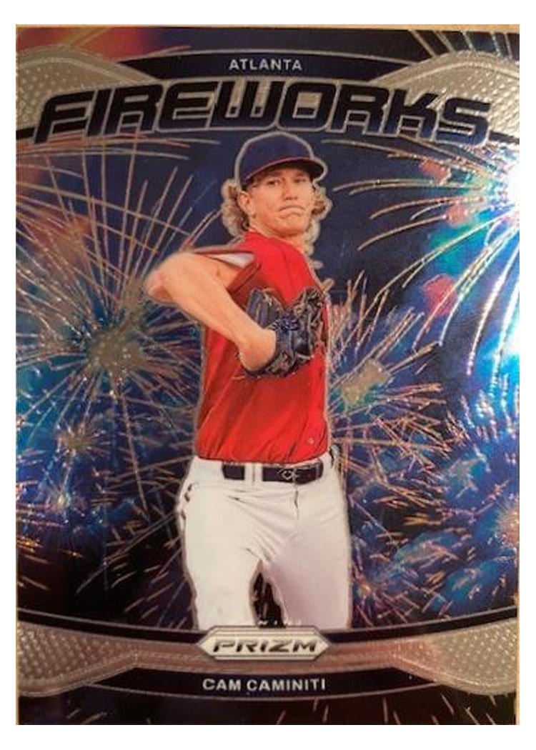 2025 Panini Prizm Fireworks Cam Caminiti #24 card