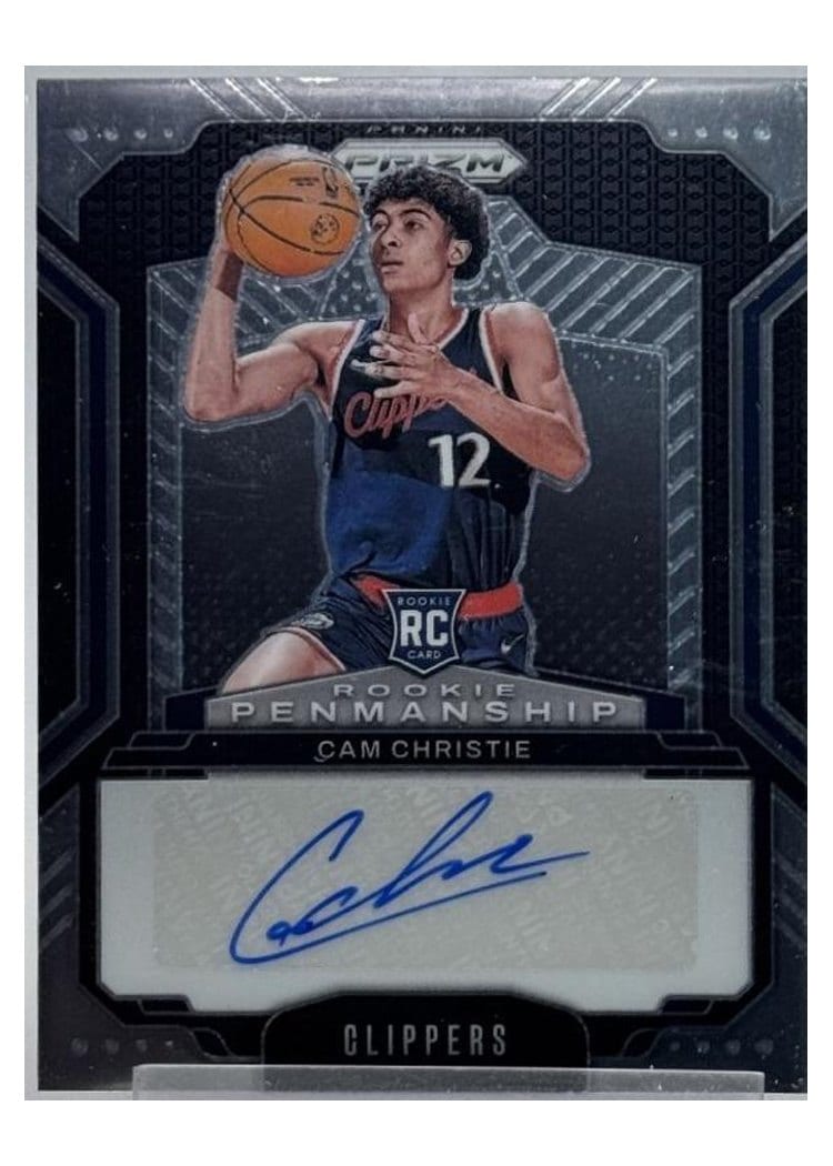 2024-25 Panini Prizm Rookie Penmanship Cam Christie #RPE-CCH card