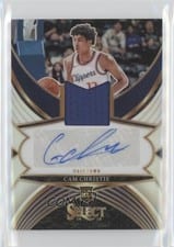 2024-25 Panini Select Rookie Jersey Autographs Cam Christie #RJA-CAM card
