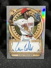 2023 Bowman Sterling Opulence Autographs Cam Collier #SOA-CCL card