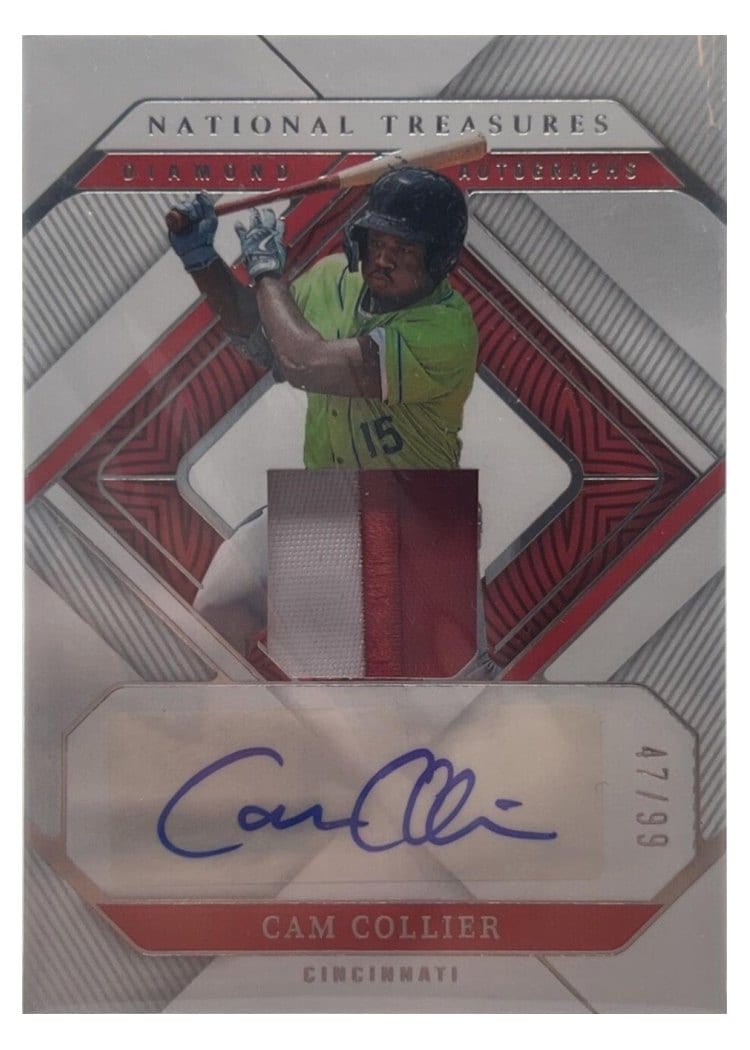 2023 Panini National Treasures Diamond Autographs Cam Collier #6 card