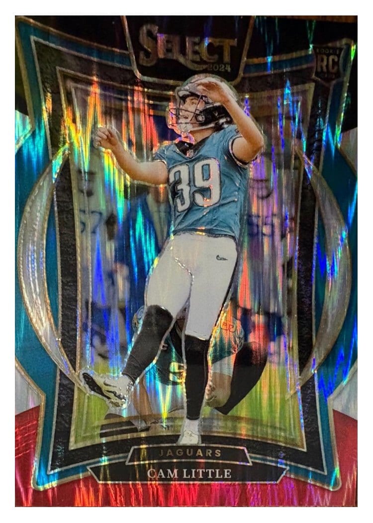 2024 Panini Select Base Set Cam Little Black Red Prizm Shock #49 card