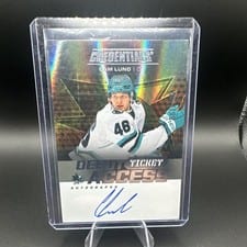 2025-26 Upper Deck Credentials Debut Ticket Access Autographs Cam Lund #DTA-CL card