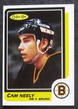 1986 O-Pee-Chee Cam Neely #250 card