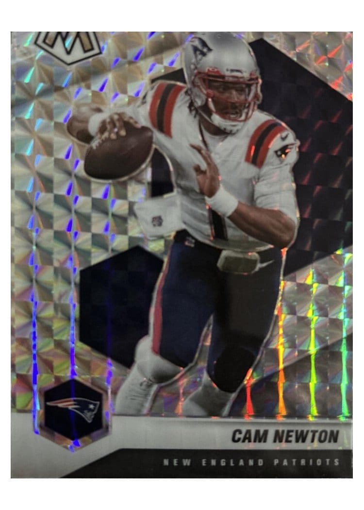 2021 Panini Mosaic Base Set Cam Newton #135 card