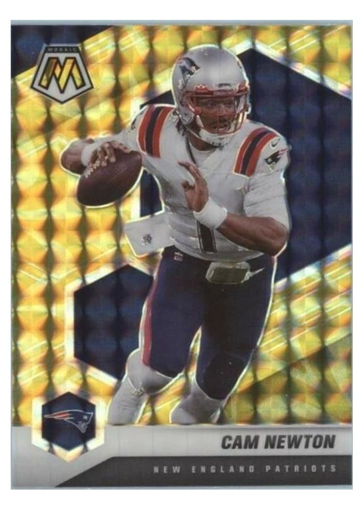 2021 Panini Mosaic Base Set Cam Newton #135 card