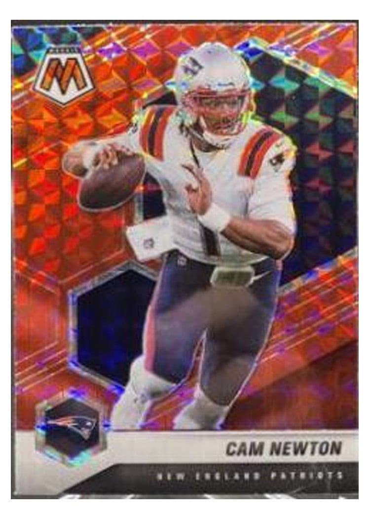 2021 Panini Mosaic Base Set Cam Newton #135 card