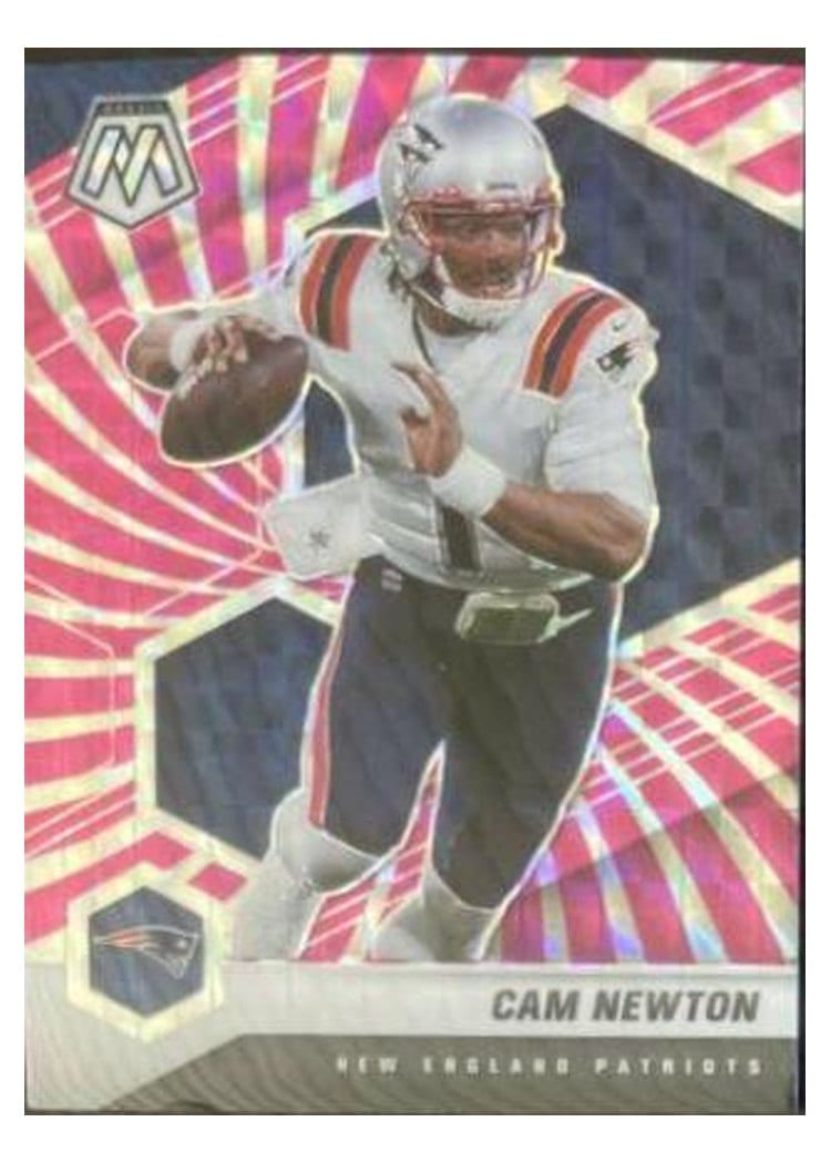 2021 Panini Mosaic Base Set Cam Newton #135 card