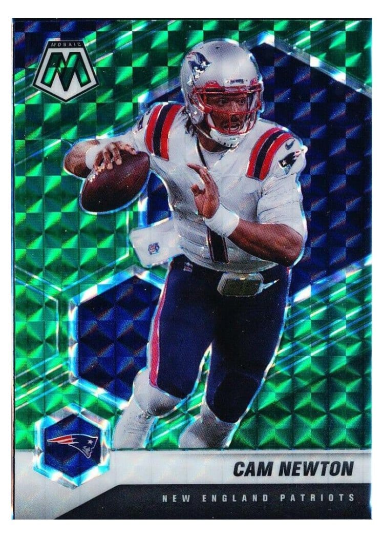 2021 Panini Mosaic Base Set Cam Newton #135 card