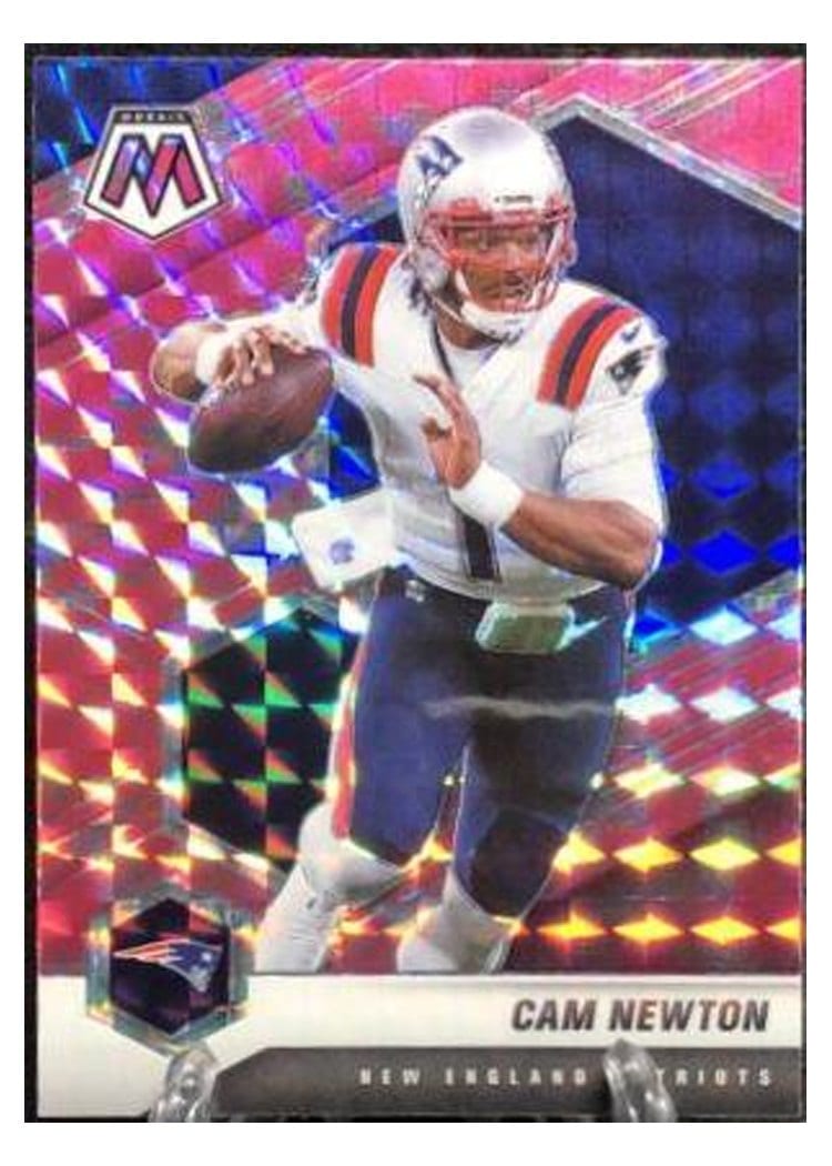 2021 Panini Mosaic Base Set Cam Newton #135 card