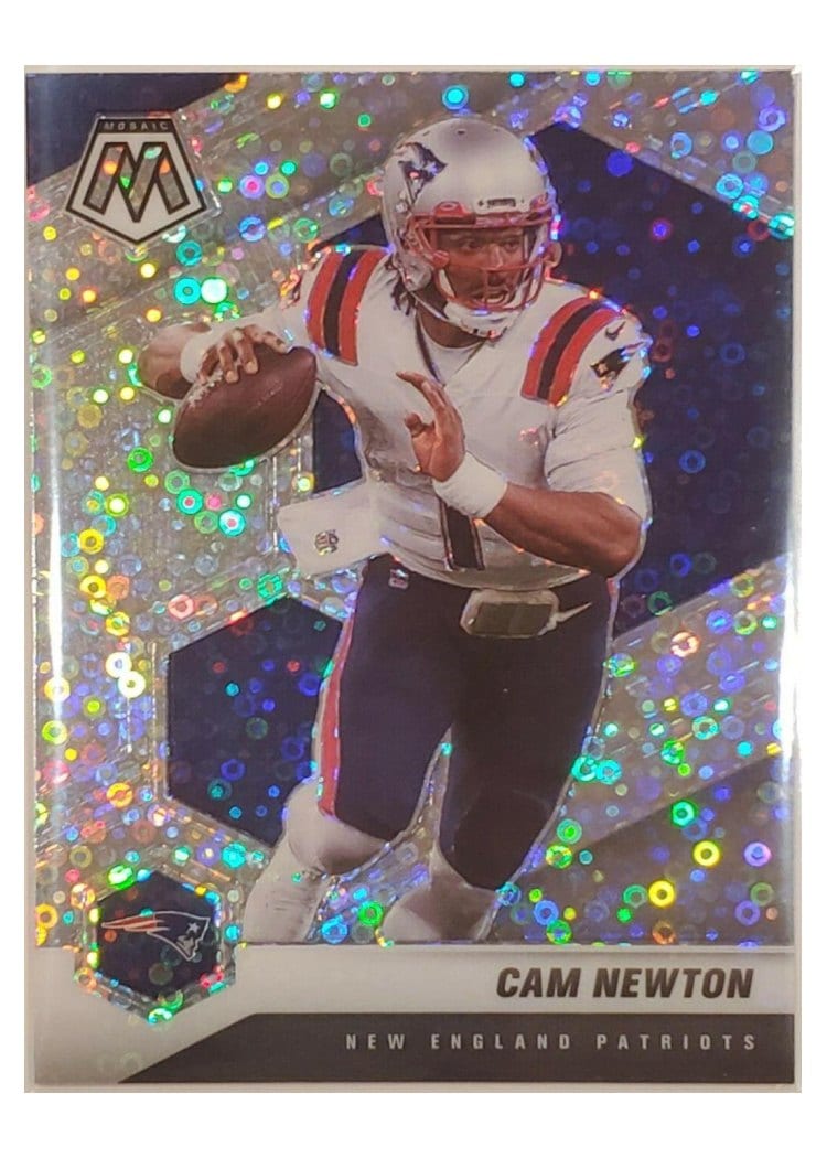 2021 Panini Mosaic Base Set Cam Newton #135 card