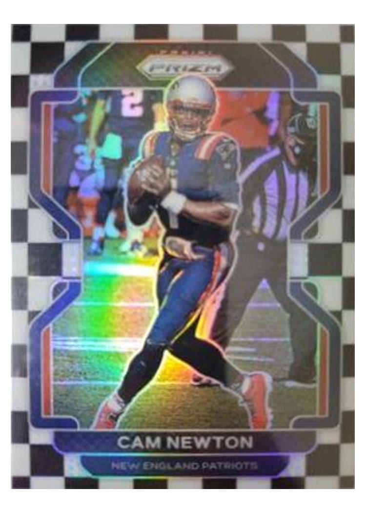 2021 Panini Prizm Base Set Cam Newton #96 card