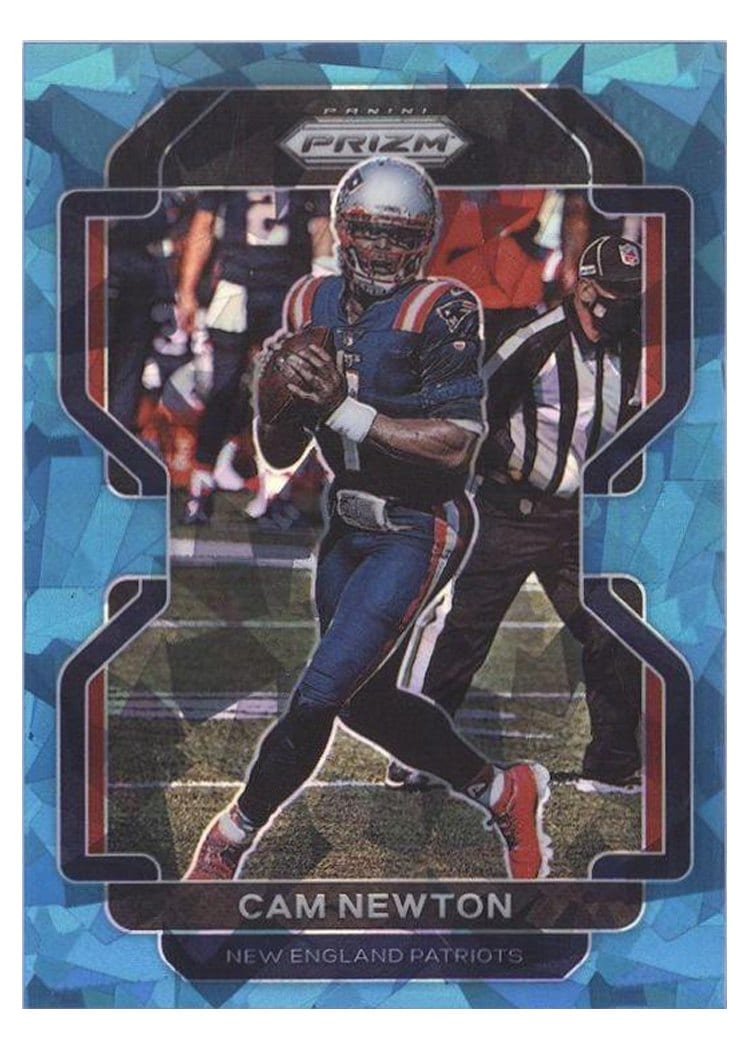 2021 Panini Prizm Base Set Cam Newton #96 card