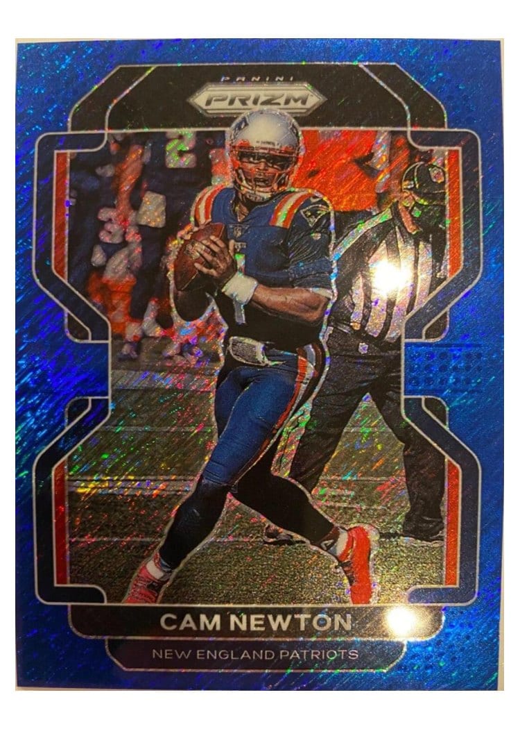 2021 Panini Prizm Base Set Cam Newton #96 card
