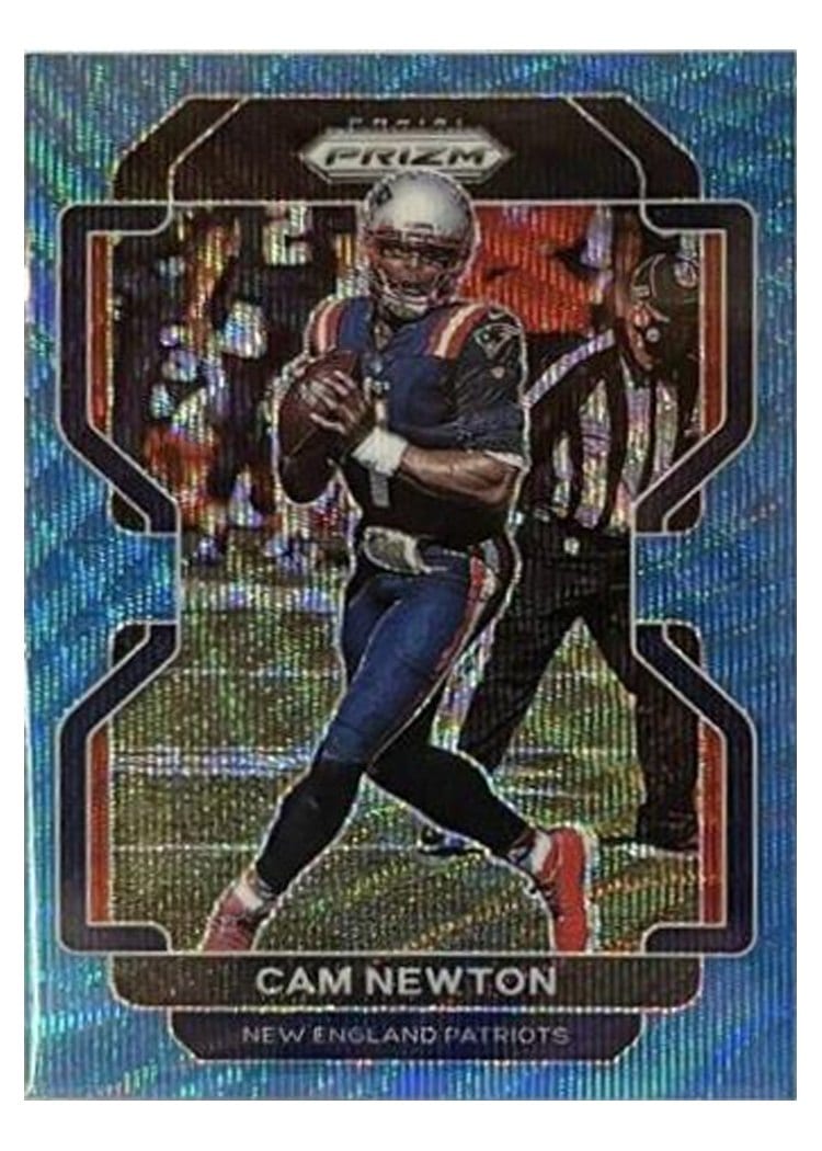 2021 Panini Prizm Base Set Cam Newton #96 card