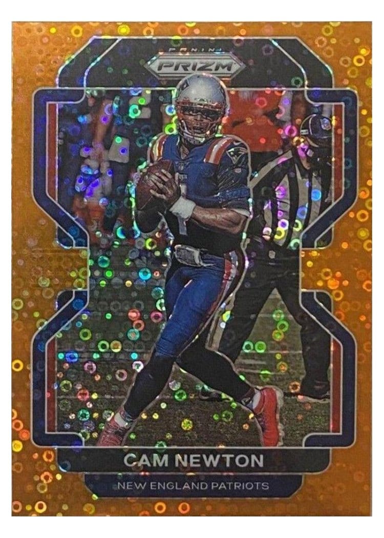 2021 Panini Prizm Base Set Cam Newton #96 card