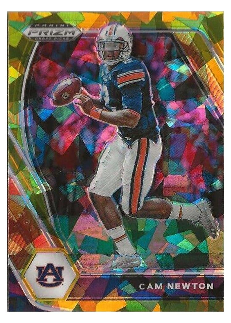2021 Panini Prizm Base Set Cam Newton #96 card