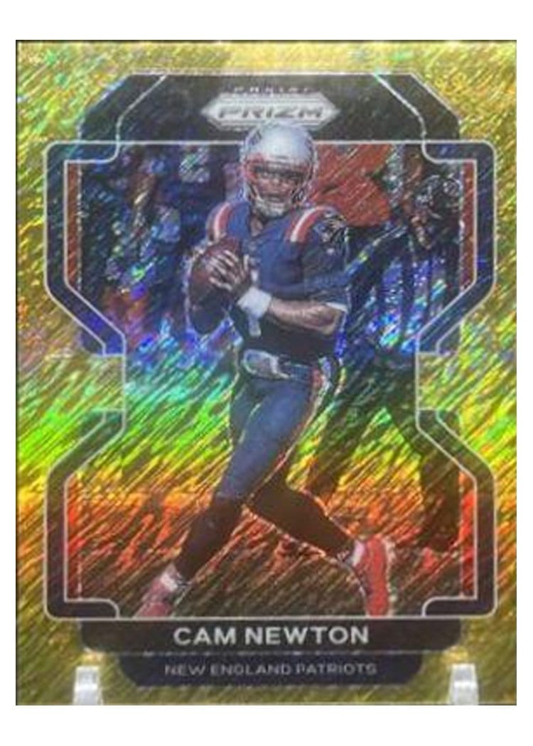 2021 Panini Prizm Base Set Cam Newton #96 card