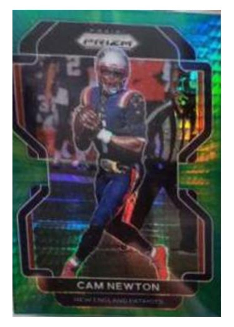 2021 Panini Prizm Base Set Cam Newton #96 card