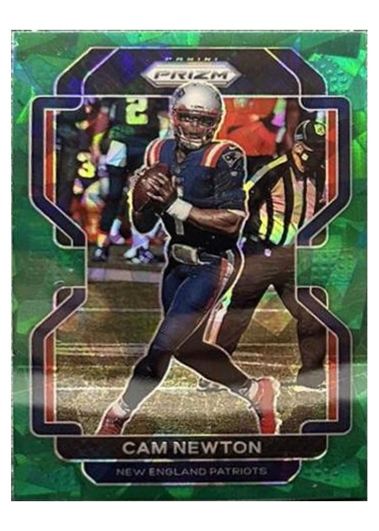 2021 Panini Prizm Base Set Cam Newton #96 card