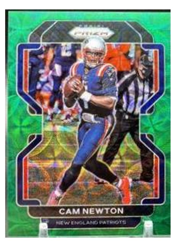 2021 Panini Prizm Base Set Cam Newton #96 card