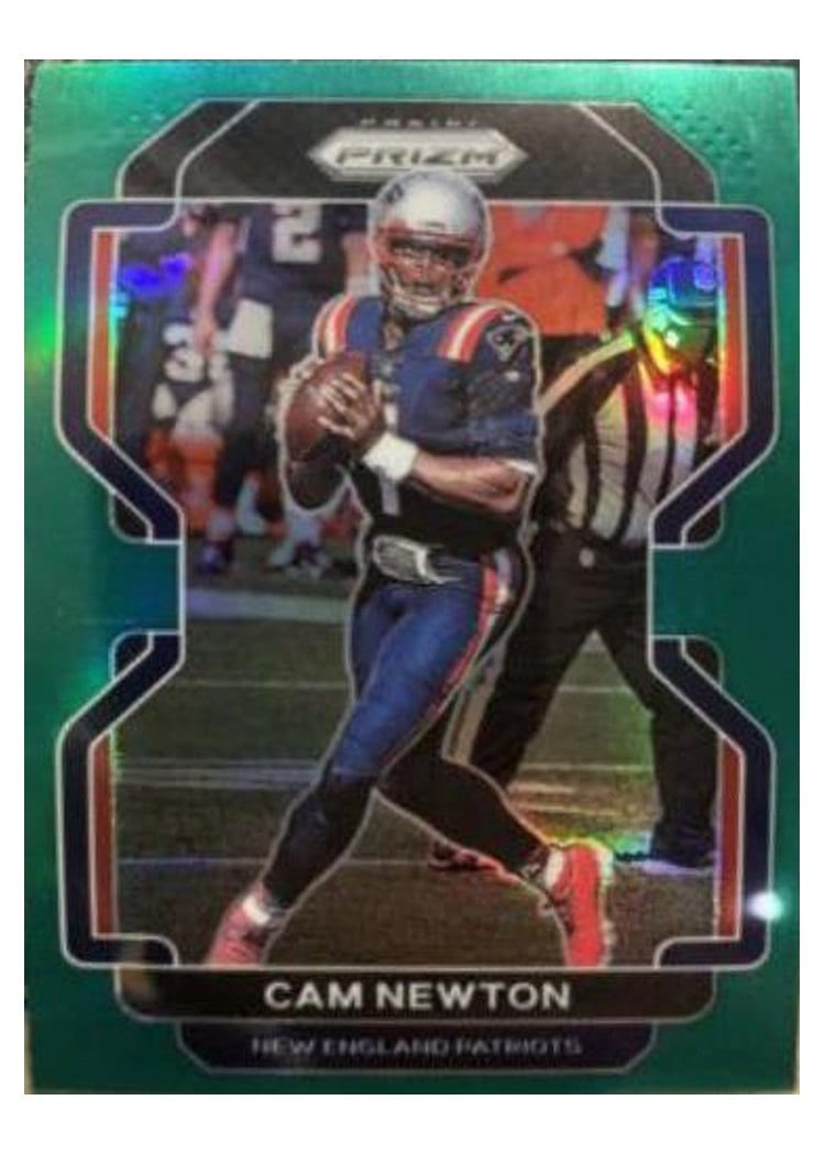 2021 Panini Prizm Base Set Cam Newton #96 card