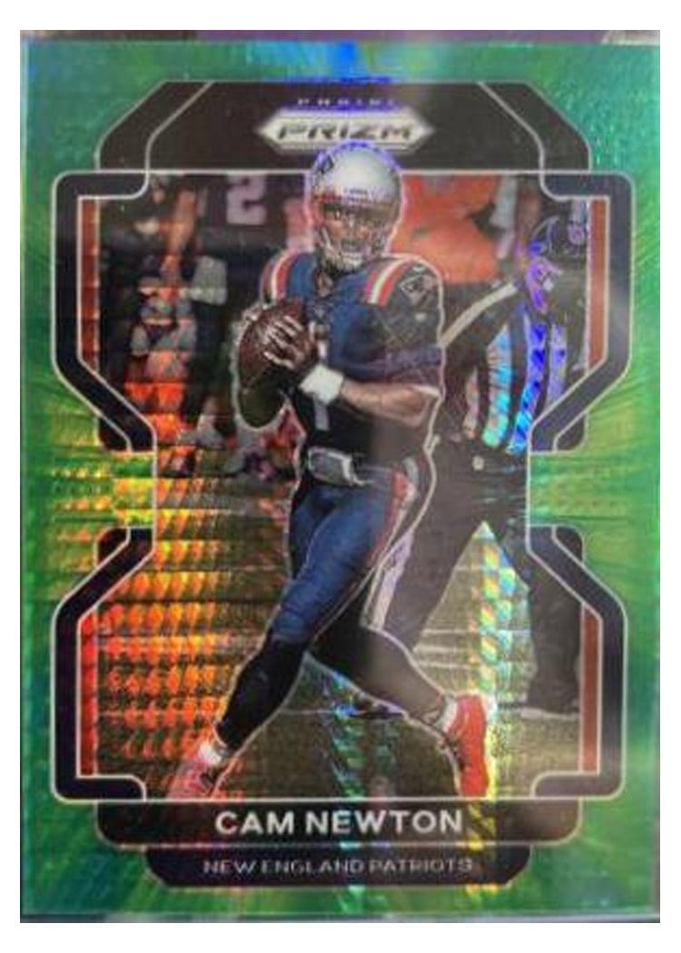 2021 Panini Prizm Base Set Cam Newton #96 card