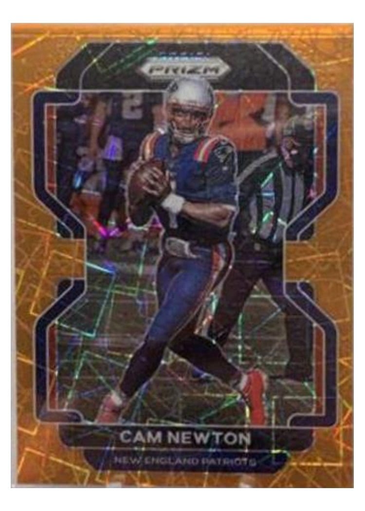 2021 Panini Prizm Base Set Cam Newton #96 card