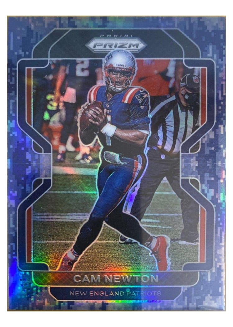 2021 Panini Prizm Base Set Cam Newton #96 card