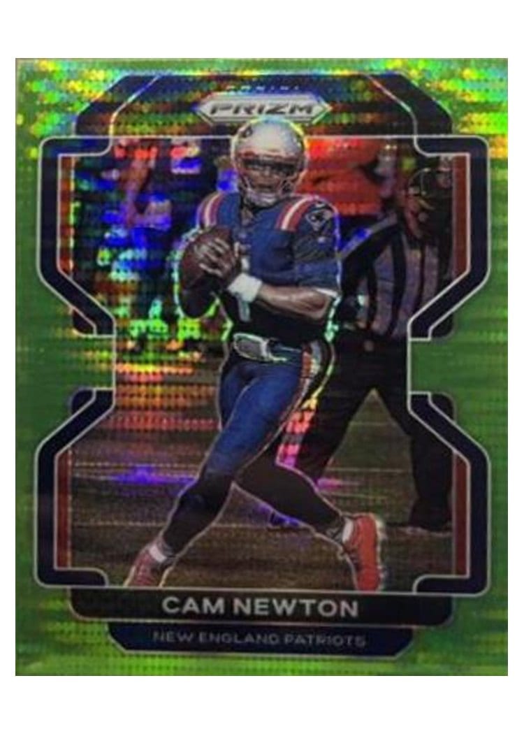 2021 Panini Prizm Base Set Cam Newton #96 card