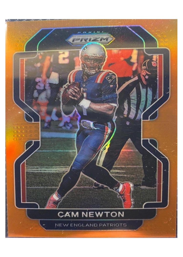 2021 Panini Prizm Base Set Cam Newton #96 card