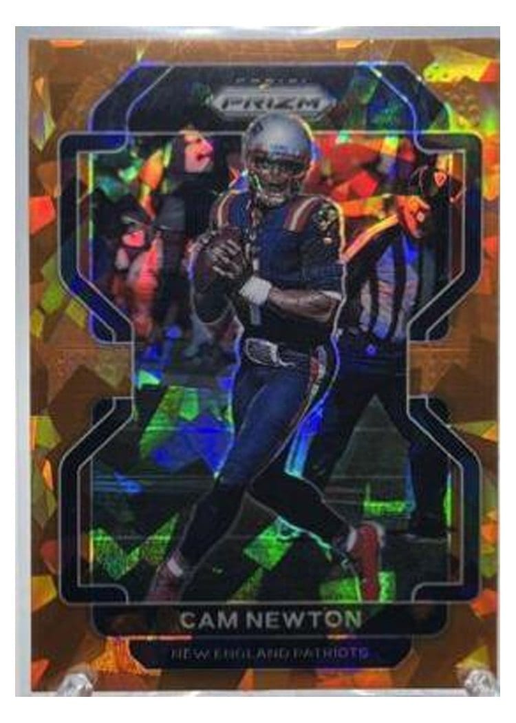 2021 Panini Prizm Base Set Cam Newton #96 card