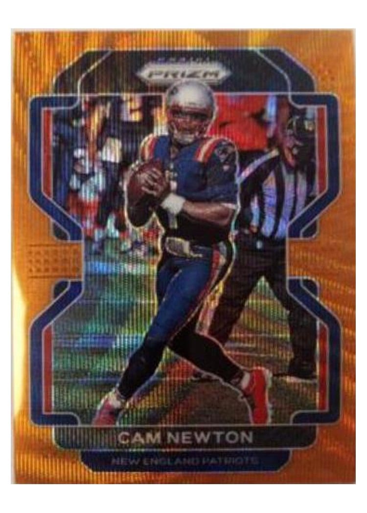 2021 Panini Prizm Base Set Cam Newton #96 card