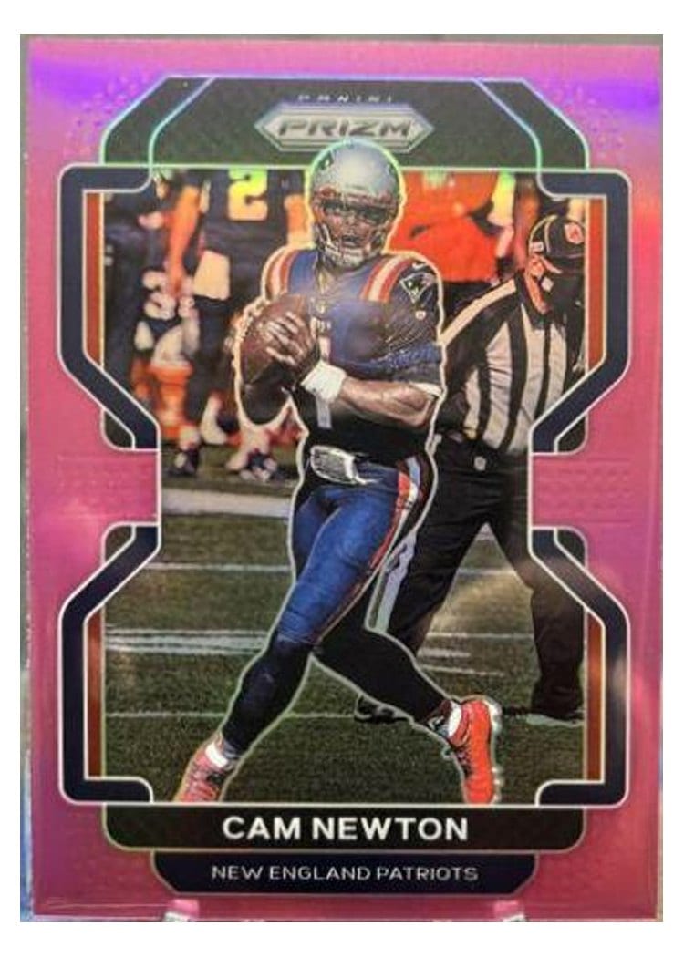 2021 Panini Prizm Base Set Cam Newton #96 card