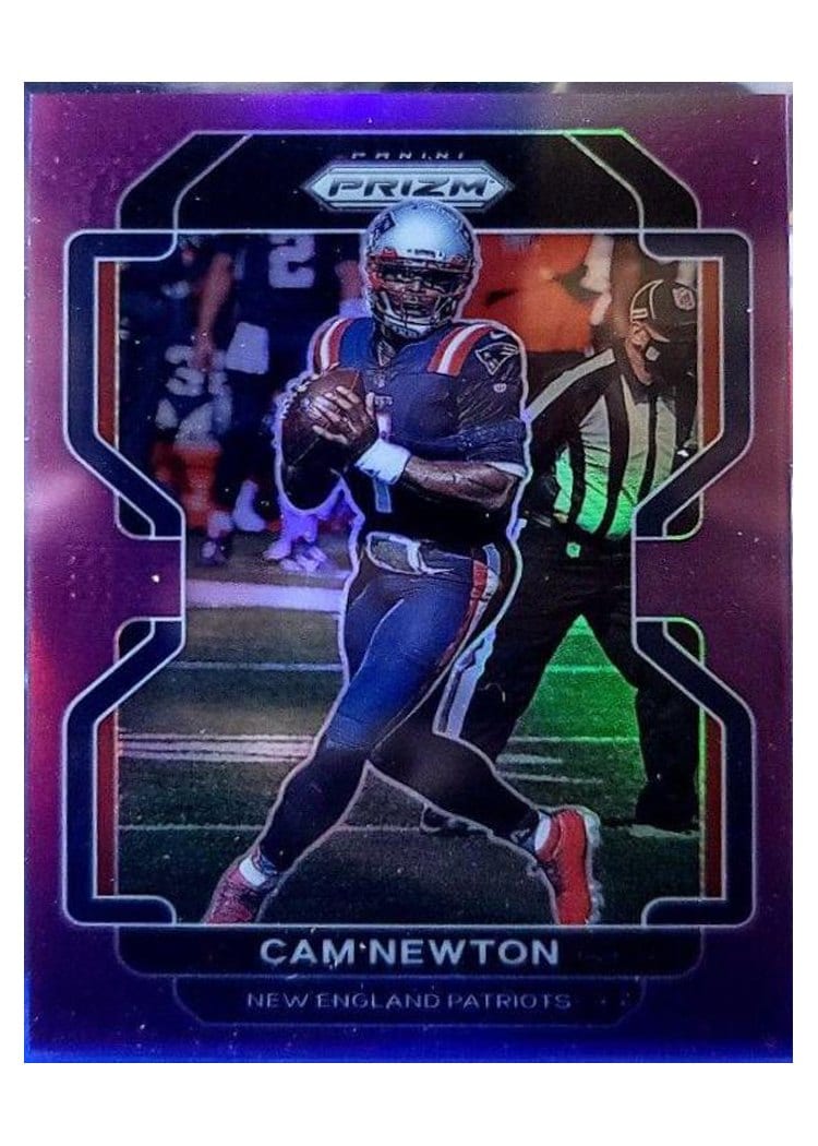 2021 Panini Prizm Base Set Cam Newton #96 card
