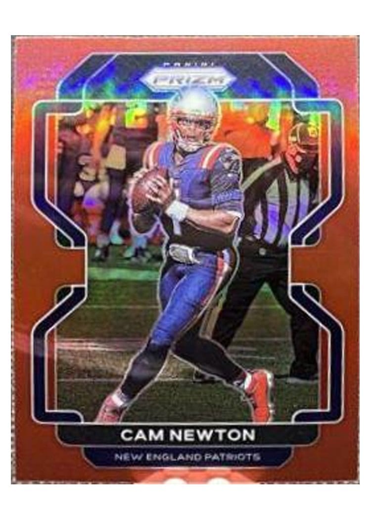 2021 Panini Prizm Base Set Cam Newton #96 card