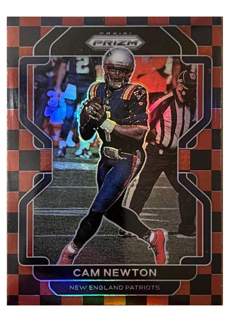 2021 Panini Prizm Base Set Cam Newton #96 card