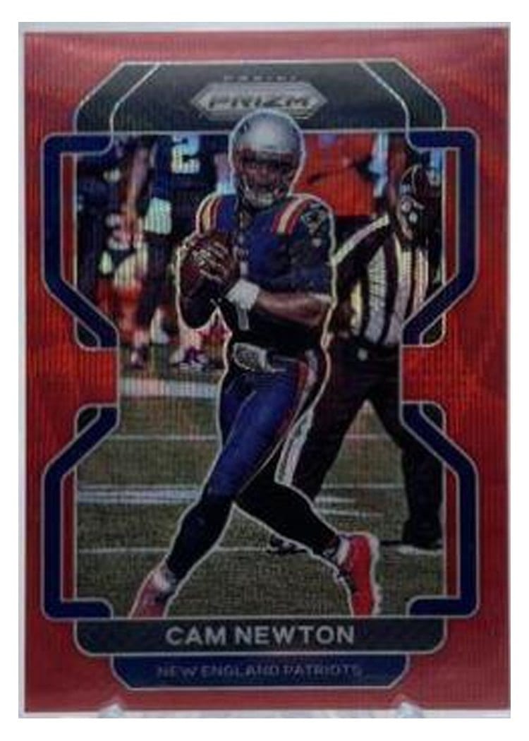 2021 Panini Prizm Base Set Cam Newton #96 card