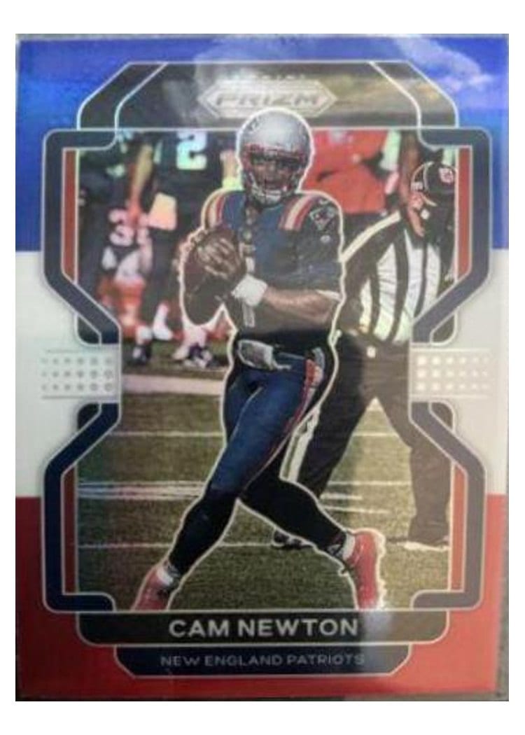 2021 Panini Prizm Base Set Cam Newton #96 card