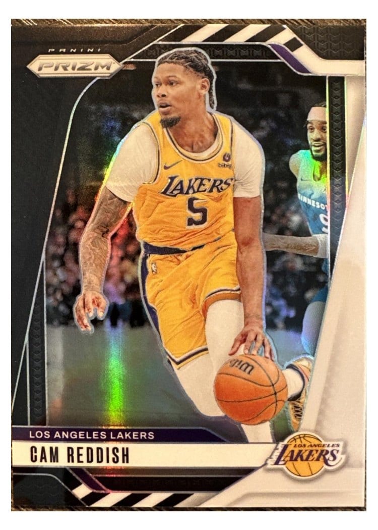 2024-25 Panini Prizm Base Set Cam Reddish Black White #60 card