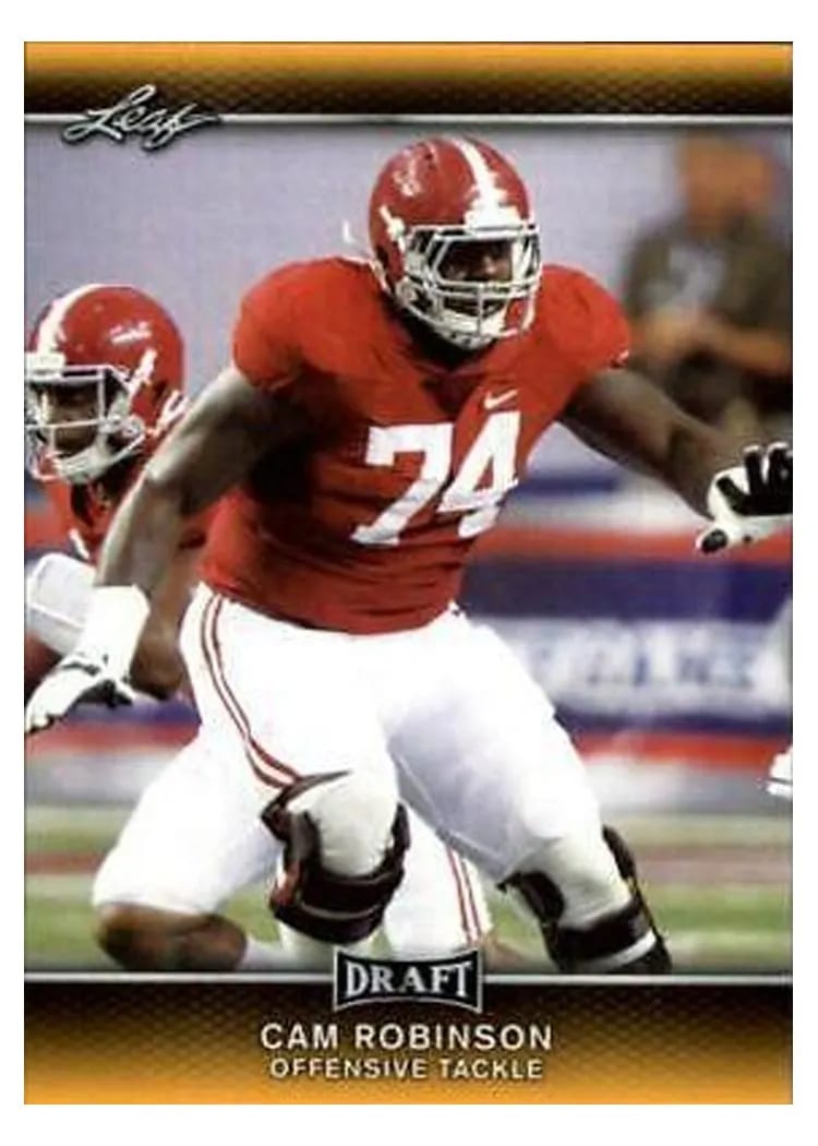2017 Leaf Draft Cam Robinson #34 card