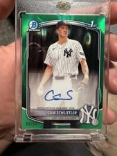 2025 Bowman Chrome Prospect Autographs Cam Schlittler #CPA-CSC