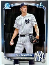 2025 Bowman Chrome Prospects Cam Schlittler #BCP-166