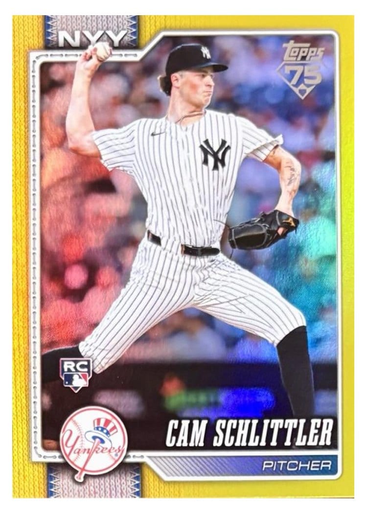 2026 Topps Cam Schlittler #111 card