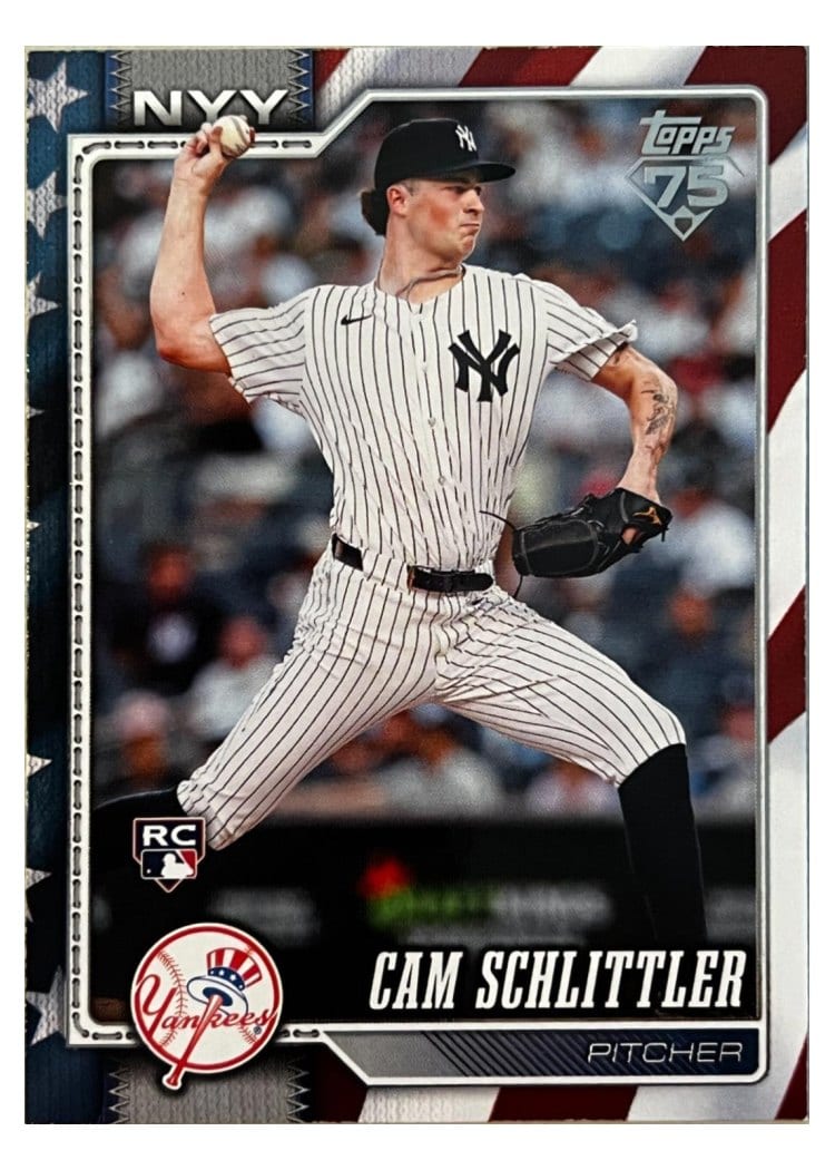 2026 Topps Cam Schlittler #111 card