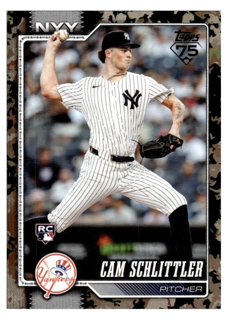 2026 Topps Cam Schlittler #111 card