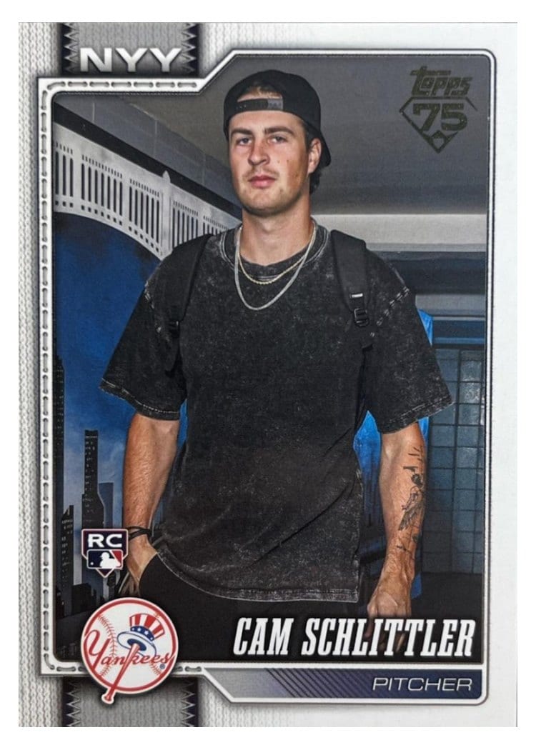 2026 Topps Cam Schlittler #111 card